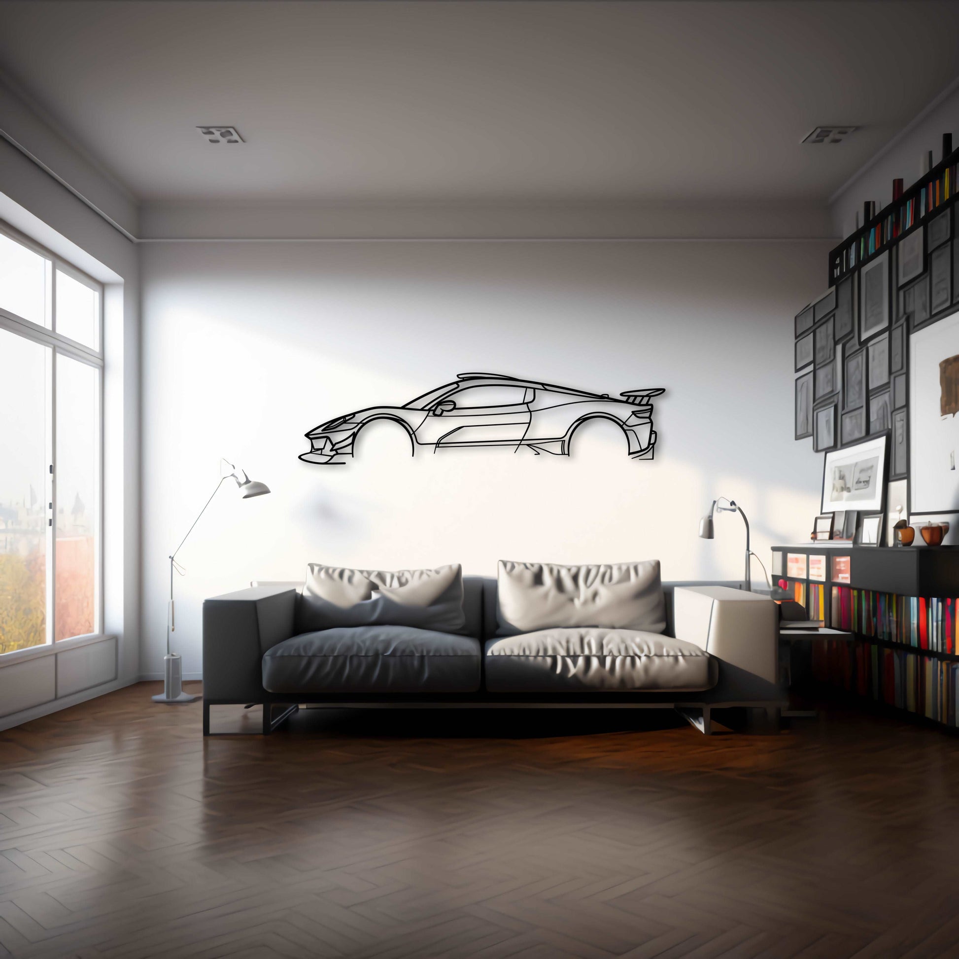 Maserati MC20 METAL WALL ART - DopeCars