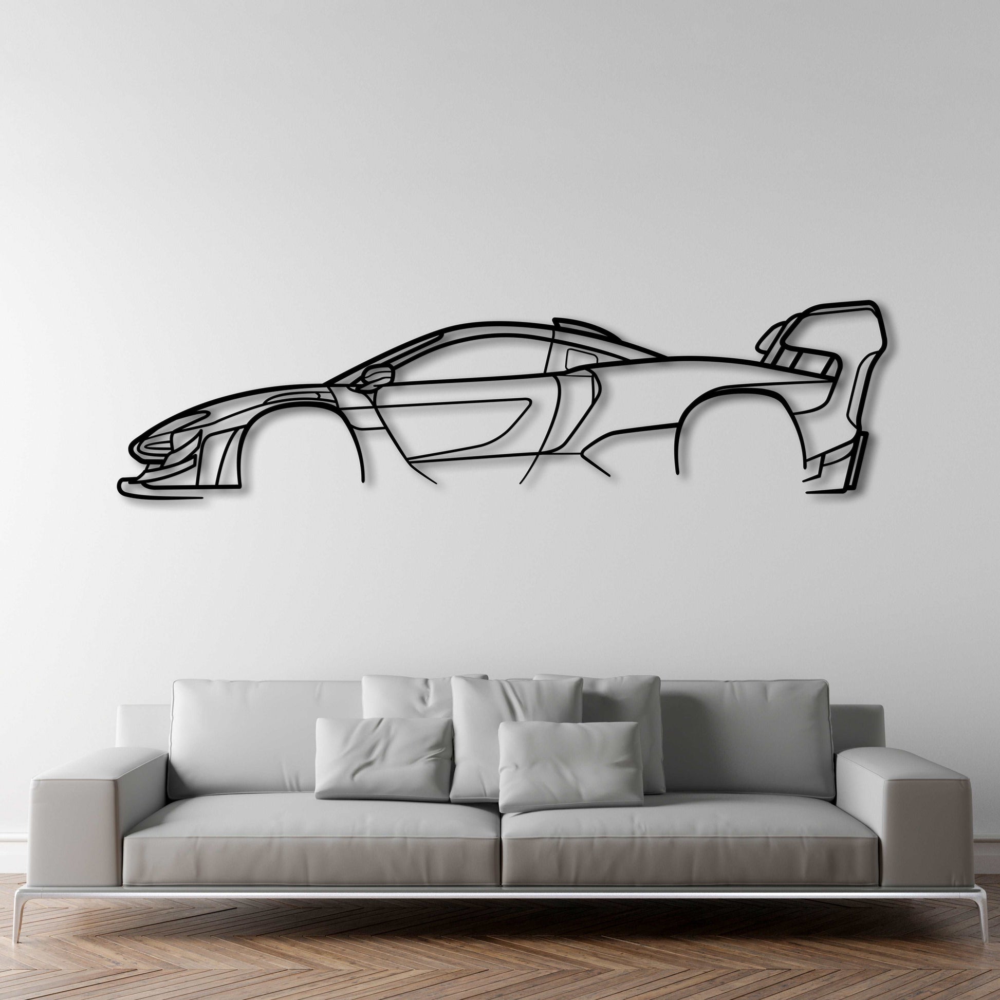 McLaren Senna GTR METAL WALL ART - DopeCars