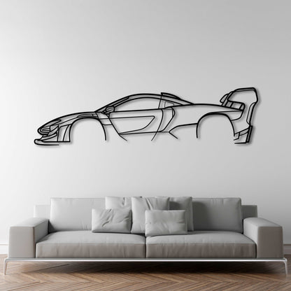 McLaren Senna GTR METAL WALL ART - DopeCars