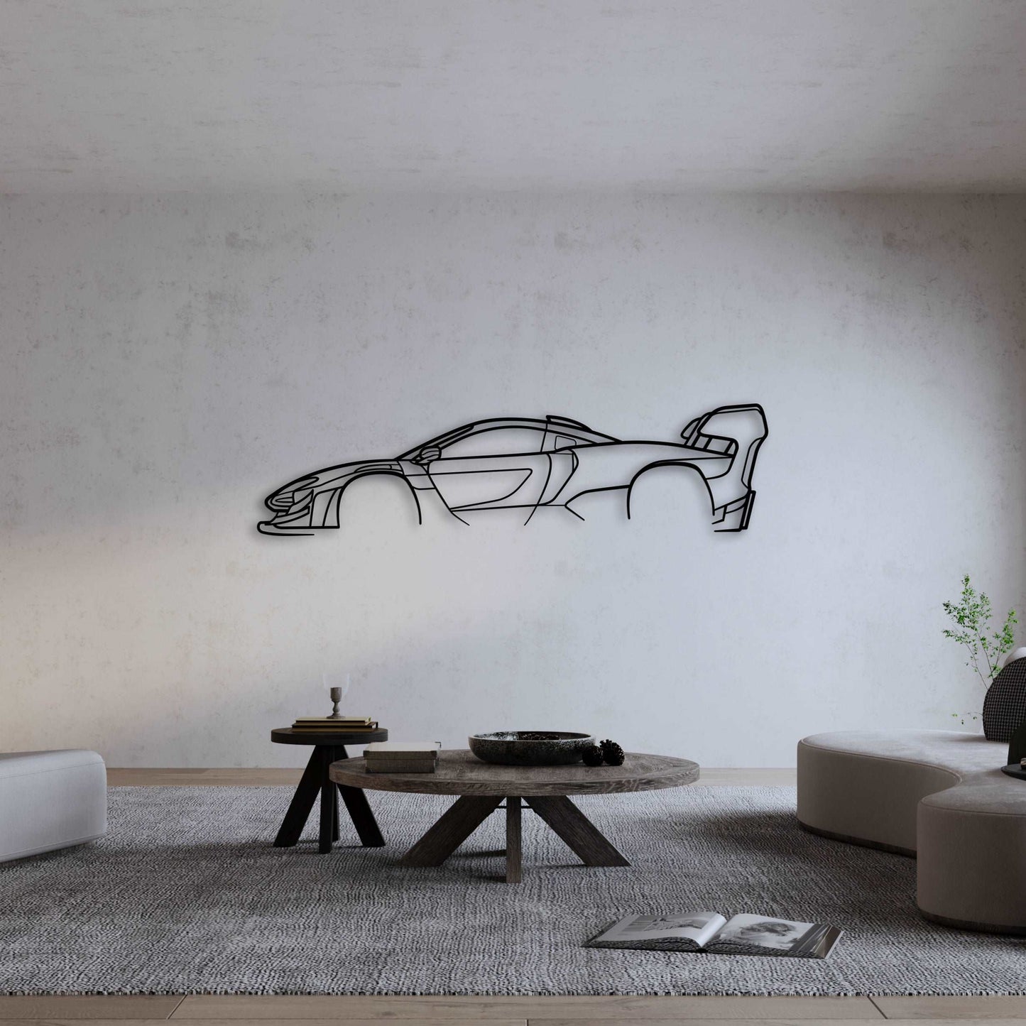 McLaren Senna GTR METAL WALL ART - DopeCars