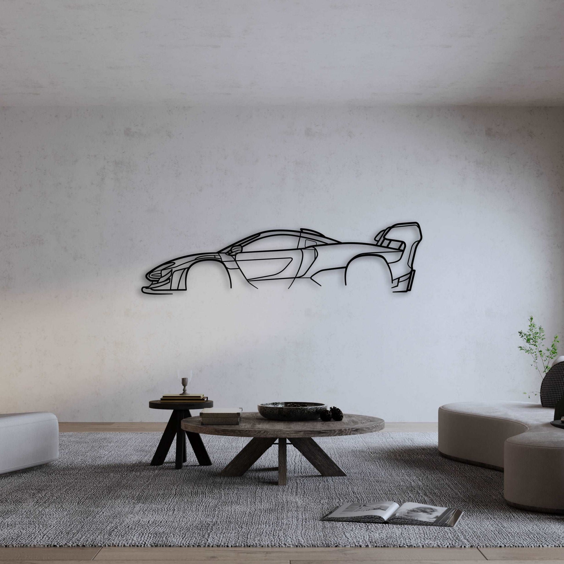 McLaren Senna GTR METAL WALL ART - DopeCars