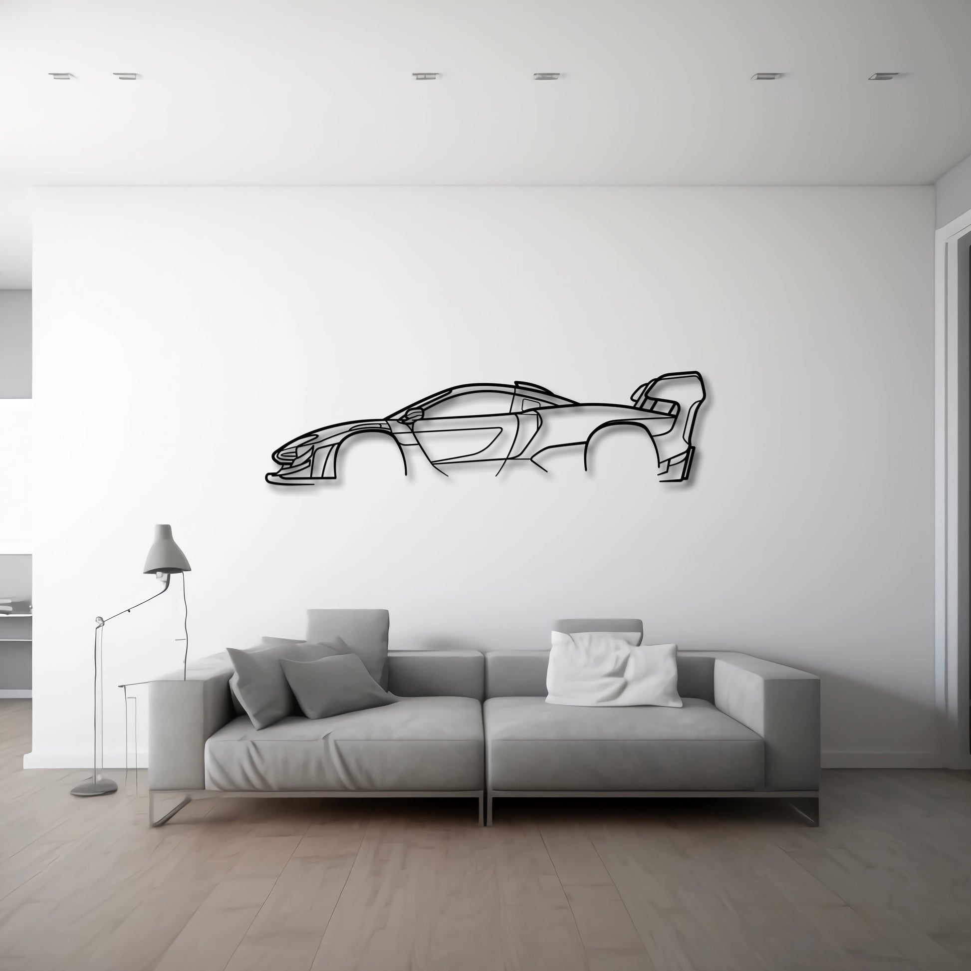 McLaren Senna GTR METAL WALL ART - DopeCars