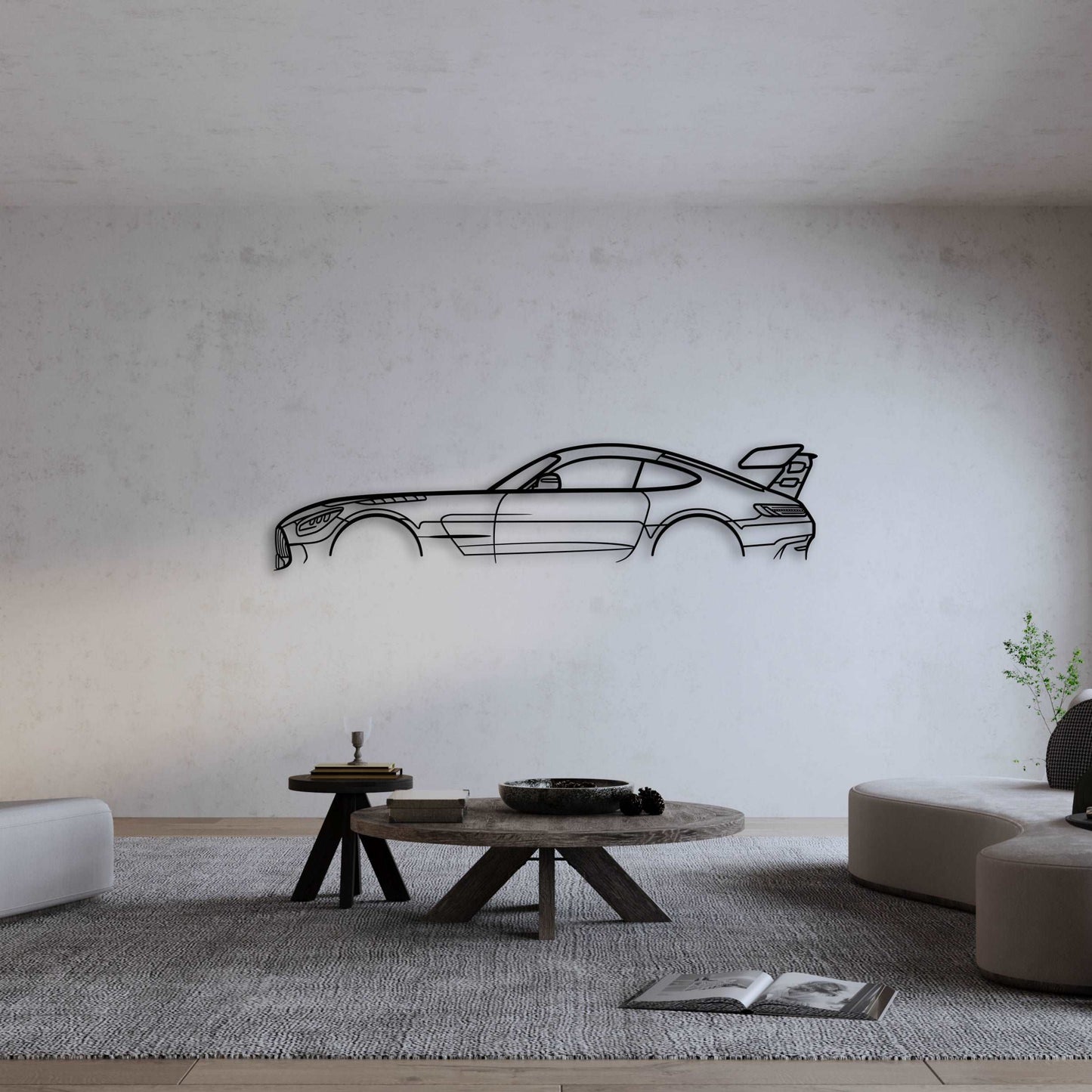 Mercedes-AMG GT Black Series METAL WALL ART - DopeCars