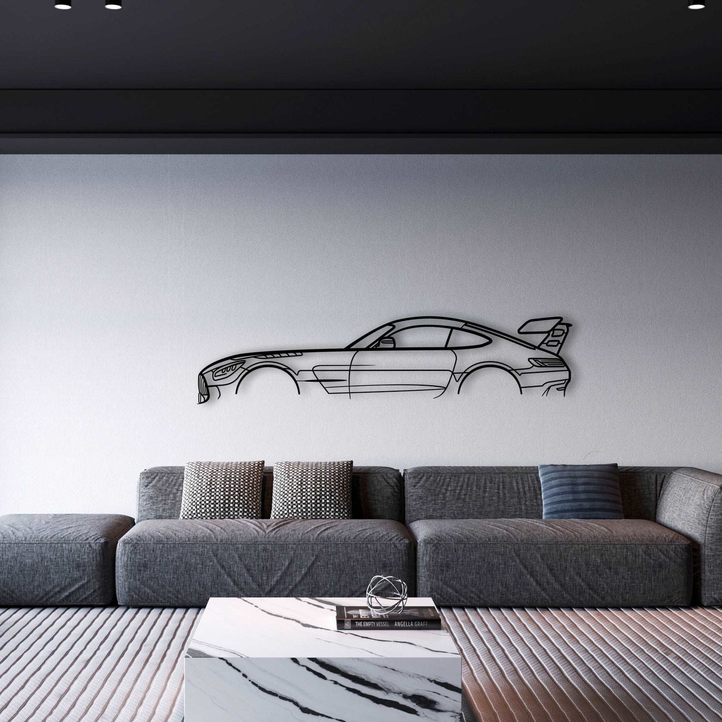 Mercedes-AMG GT Black Series METAL WALL ART - DopeCars