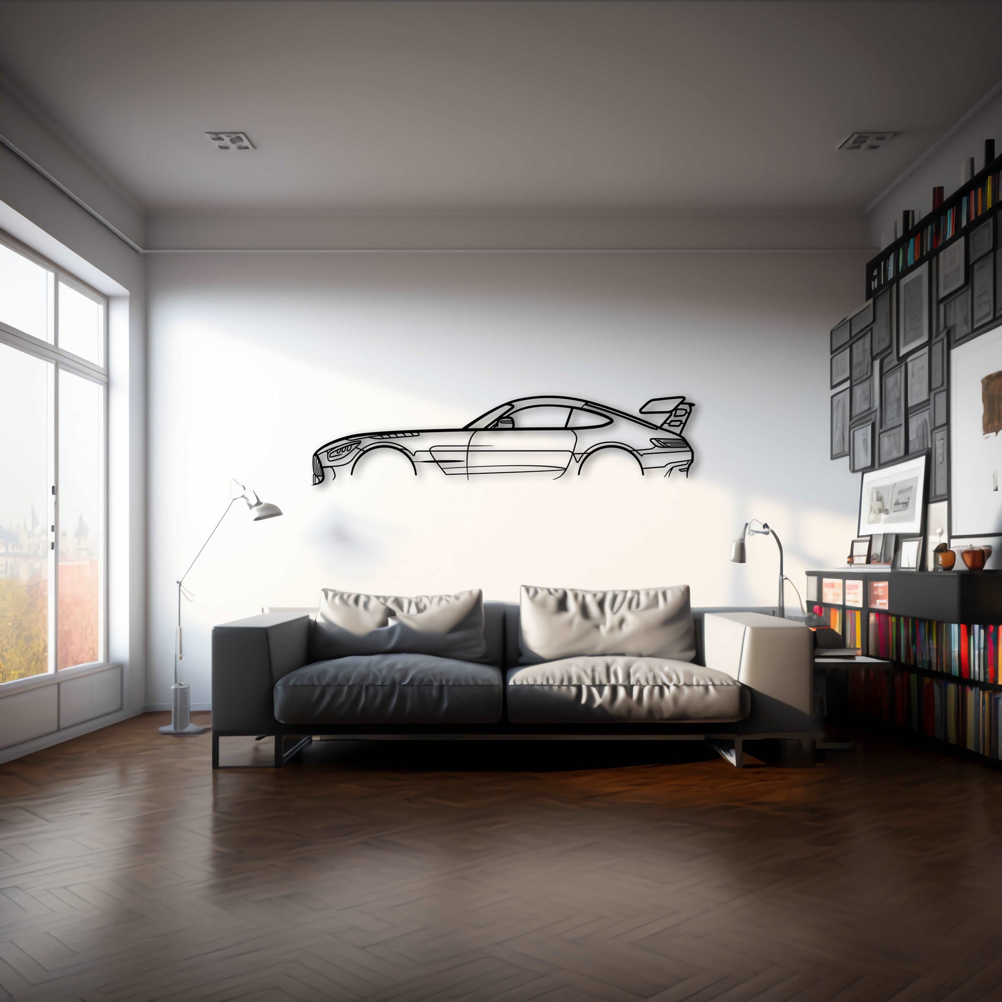 Mercedes-AMG GT Black Series METAL WALL ART - DopeCars