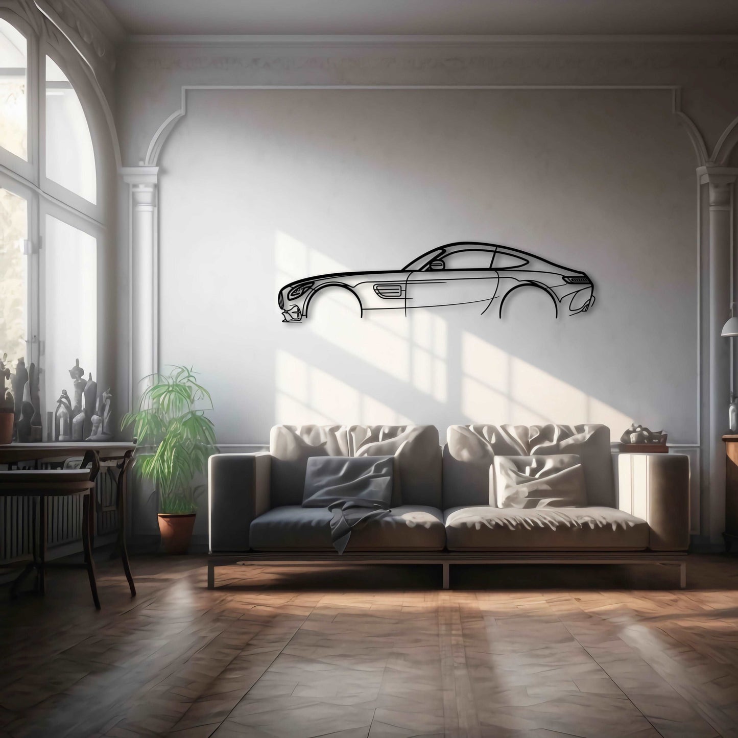 Mercedes-AMG GT METAL WALL ART - DopeCars