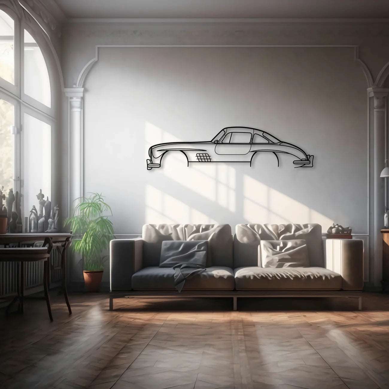 MERCEDES-BENZ 300SL METAL WALL ART - DopeCars