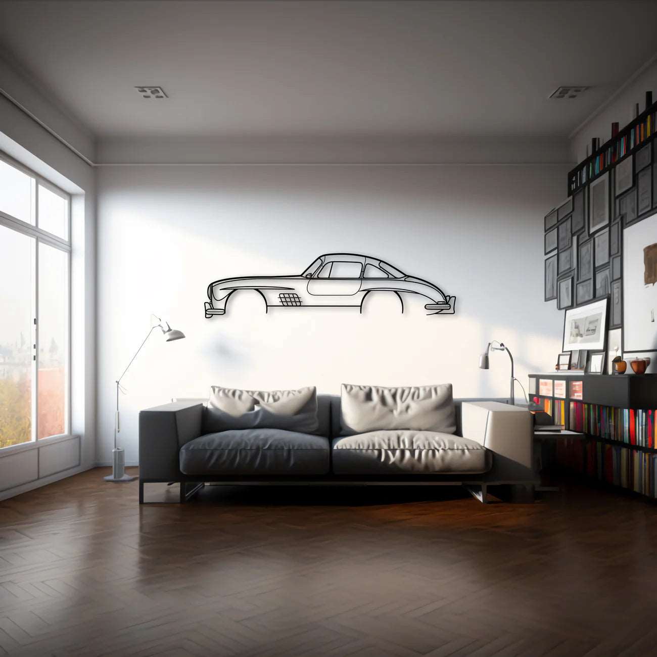 MERCEDES-BENZ 300SL METAL WALL ART - DopeCars