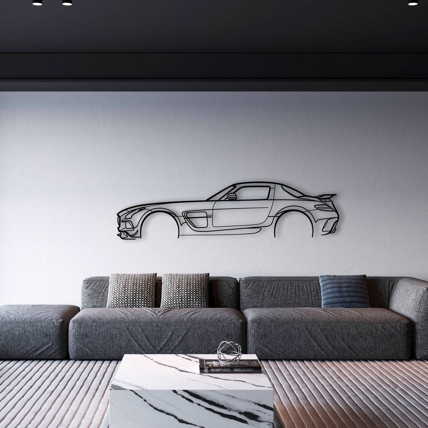 Mercedes-Benz SLS AMG Black Series METAL WALL ART - DopeCars