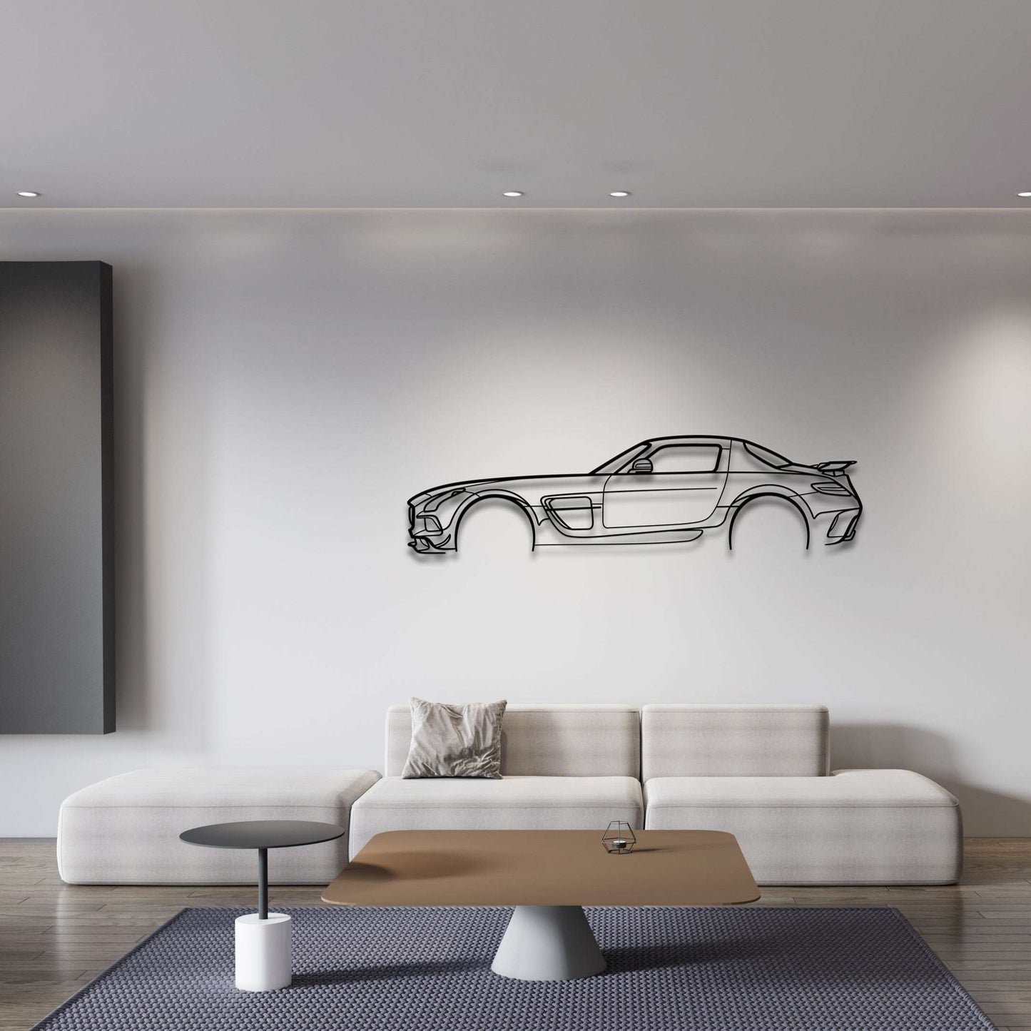 Mercedes-Benz SLS AMG Black Series METAL WALL ART - DopeCars