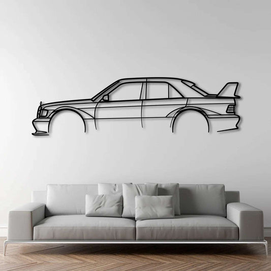 MERCEDES 190 EVO 2 METAL WALL ART - DopeCars