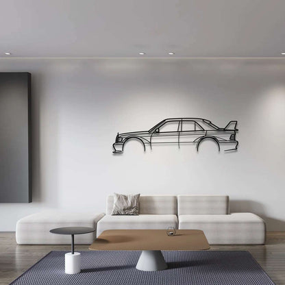 MERCEDES 190 EVO 2 METAL WALL ART - DopeCars