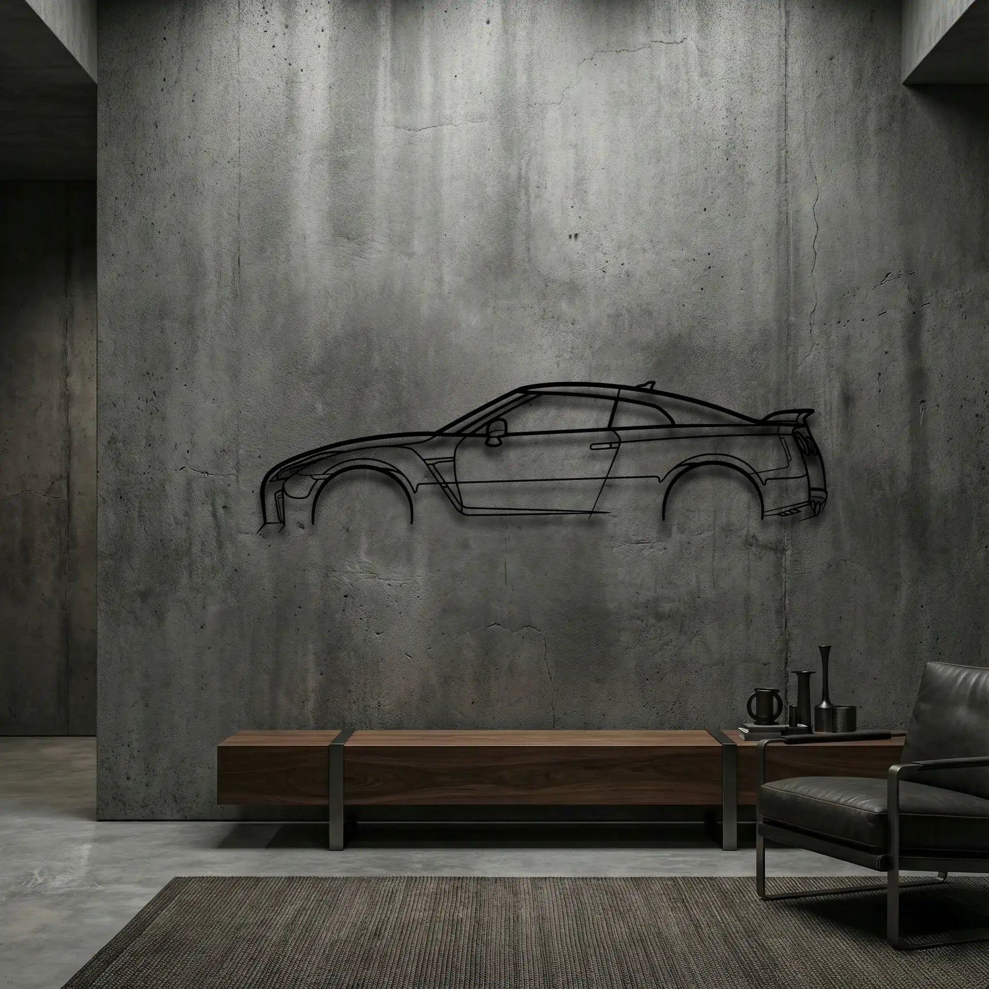 Nissan GT-R (R35) Metal Wall Art