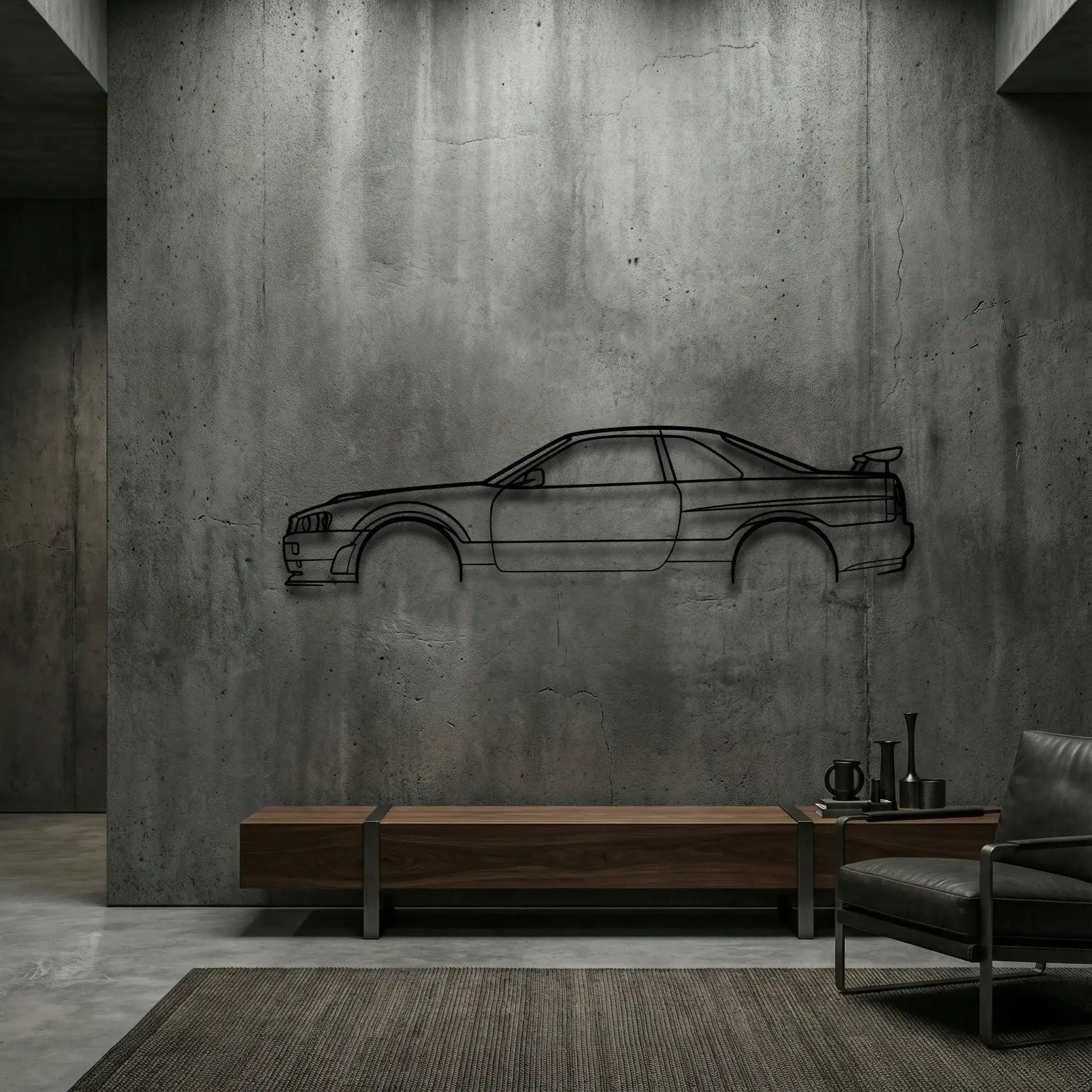 Nissan R34 Metal Wall Art