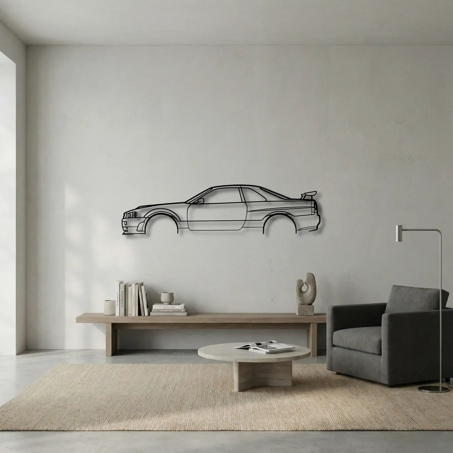 Nissan R34 Metal Wall Art