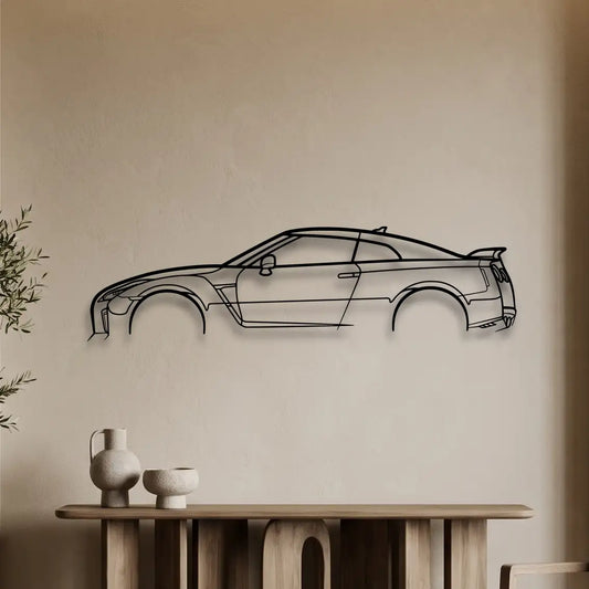 Nissan GT-R (R35) Metal Wall Art - DopeCars