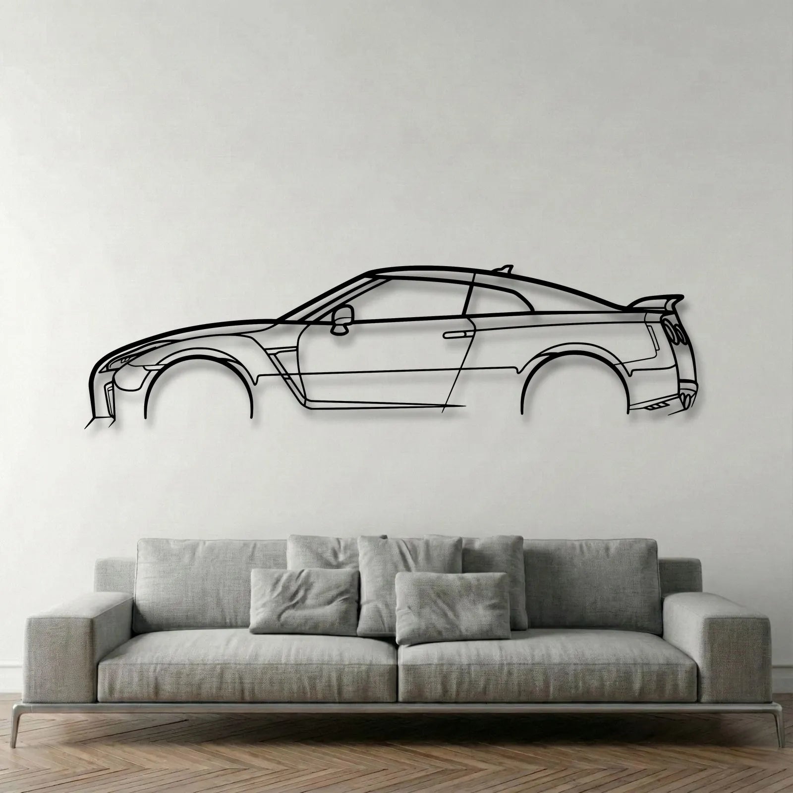 Nissan GT-R (R35) Metal Wall Art - DopeCars