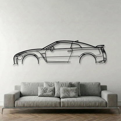 Nissan GT-R (R35) Metal Wall Art - DopeCars