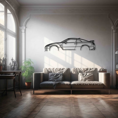 Nissan GT-R (R35) METAL WALL ART - DopeCars