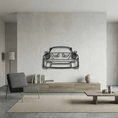Porsche 911 (992) GT3 RS Front Metal Wall Art