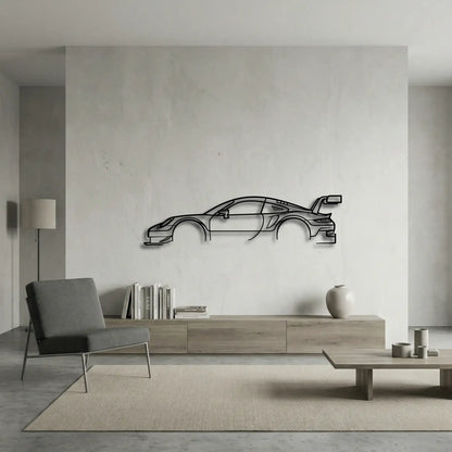 Porsche 911 RSR (991) Metal Wall Art