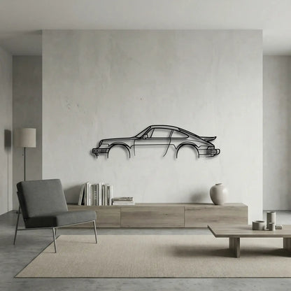Porsche 930 Turbo Metal Wall Art