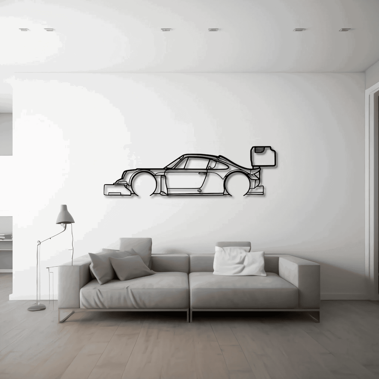 PORSCHE 911 PIKES PEAK METAL WALL ART - DopeCars
