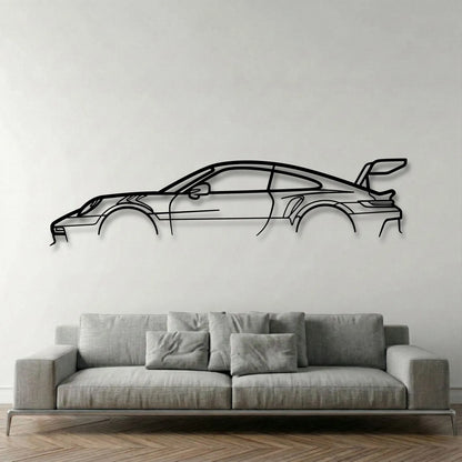 Porsche 911 GT3 RS Metal Wall Art - DopeCars