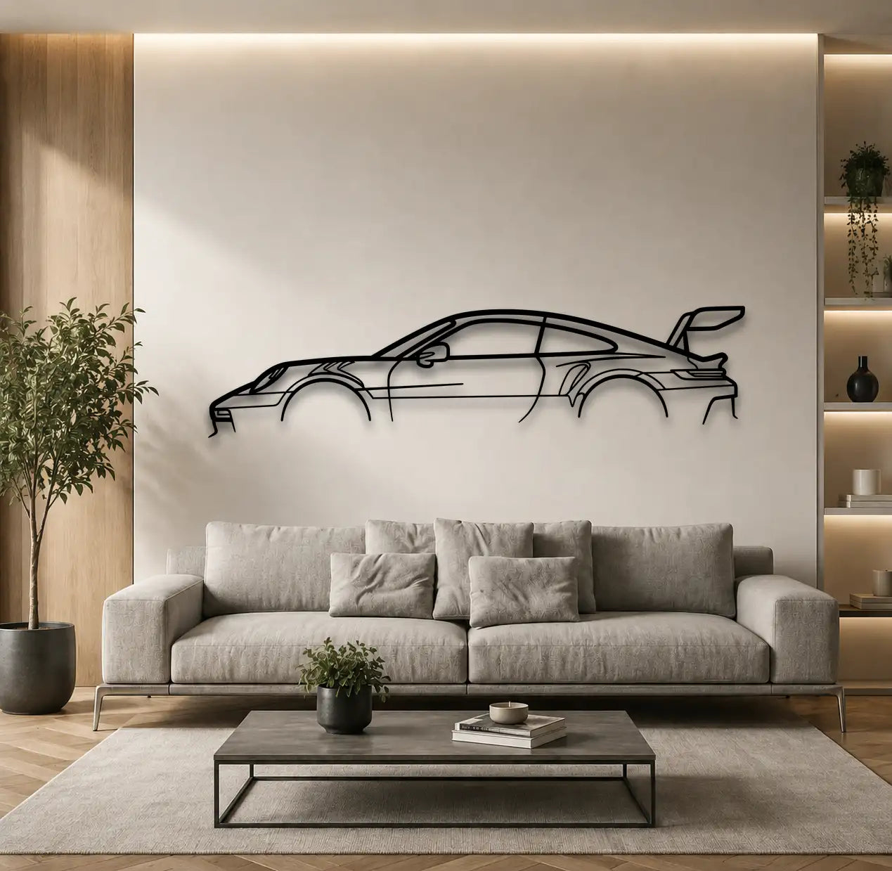 Porsche 911 GT3 RS Metal Wall Art