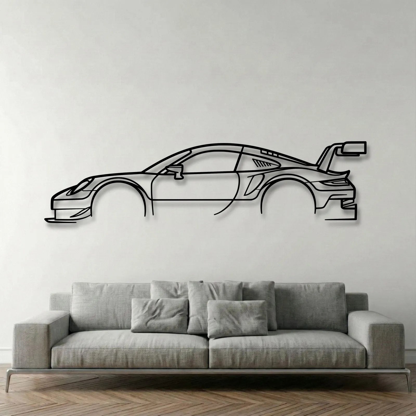 Porsche 911 RSR (991) Metal Wall Art - DopeCars