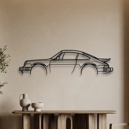 Porsche 930 Turbo Metal Wall Art - DopeCars