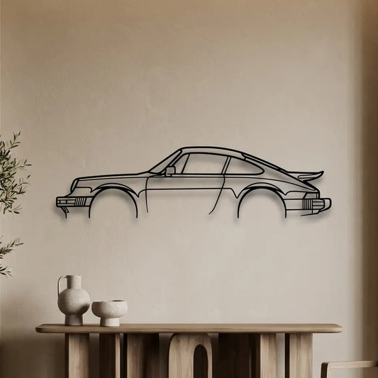 Porsche 930 Turbo Metal Wall Art - DopeCars
