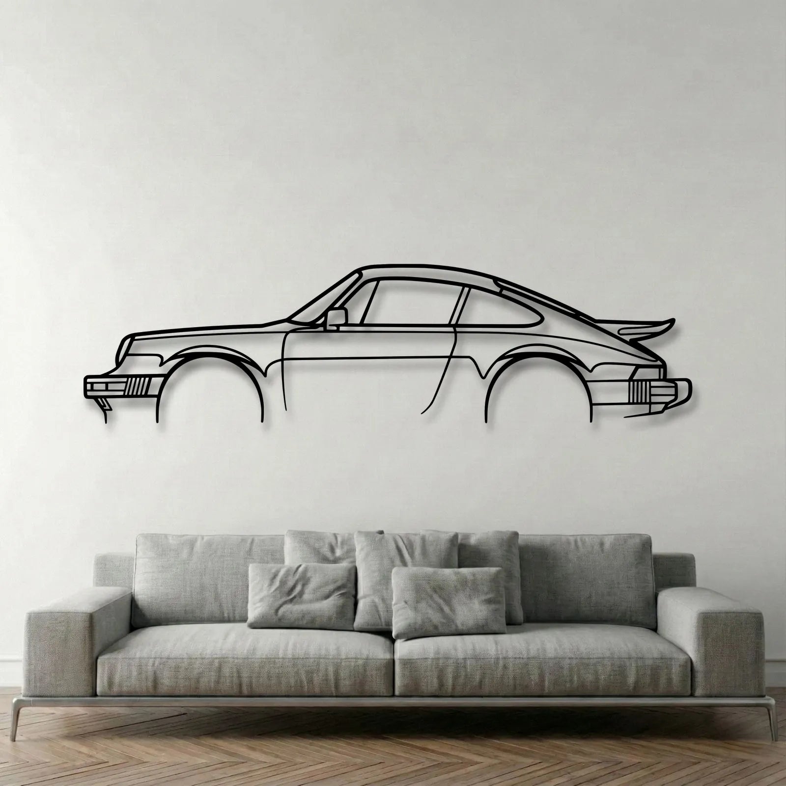 Porsche 930 Turbo Metal Wall Art - DopeCars