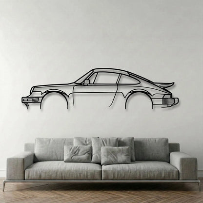 Porsche 930 Turbo Metal Wall Art - DopeCars
