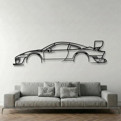 Porsche 935 Metal Wall Art - DopeCars