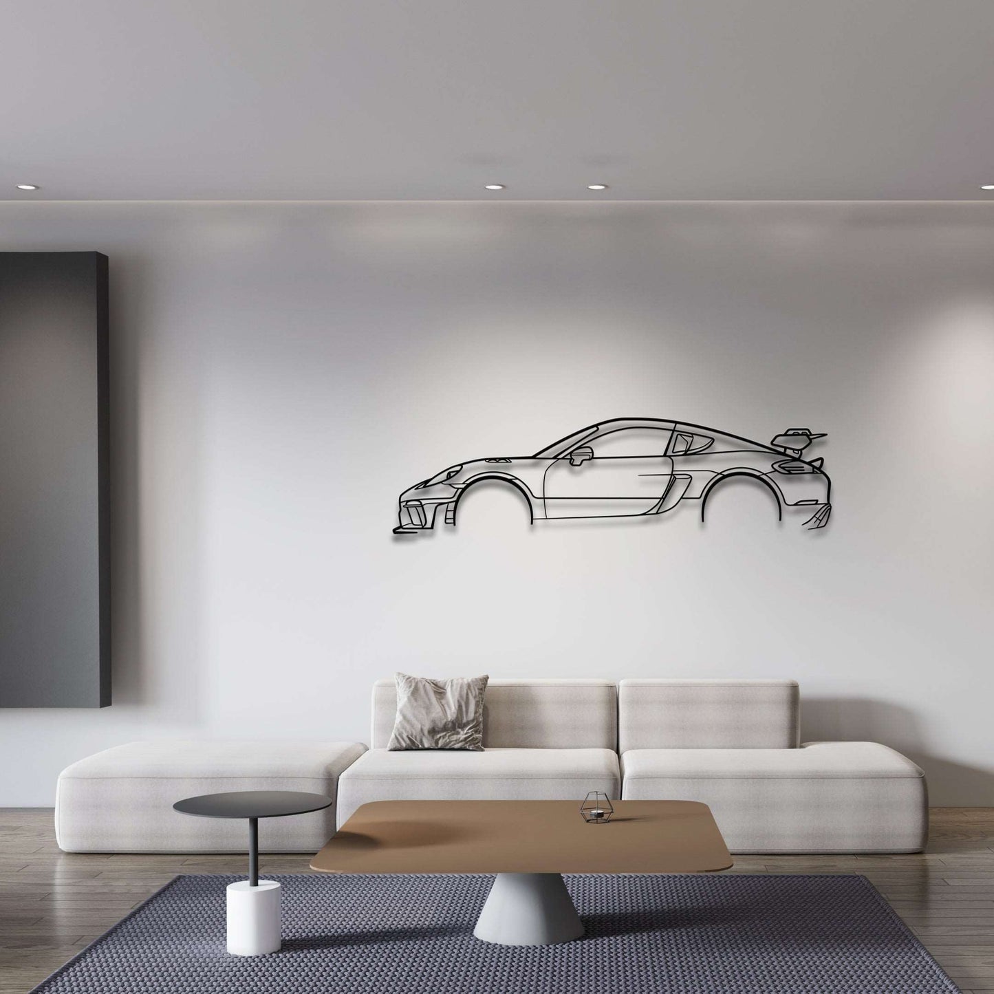 Porsche 718 Cayman GT4 RS (982) METAL WALL ART - DopeCars