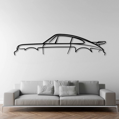 Porsche 911 930 Turbo Standard Metal Wall Art - DopeCars