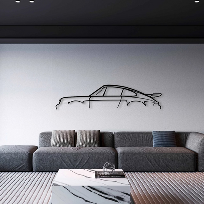 Porsche 911 930 Turbo Standard Metal Wall Art - DopeCars