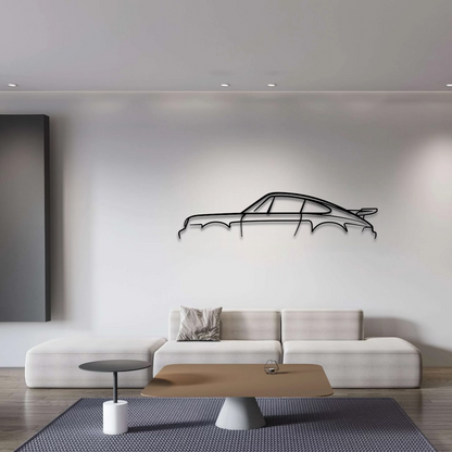 Porsche 911 930 Turbo Standard Metal Wall Art - DopeCars