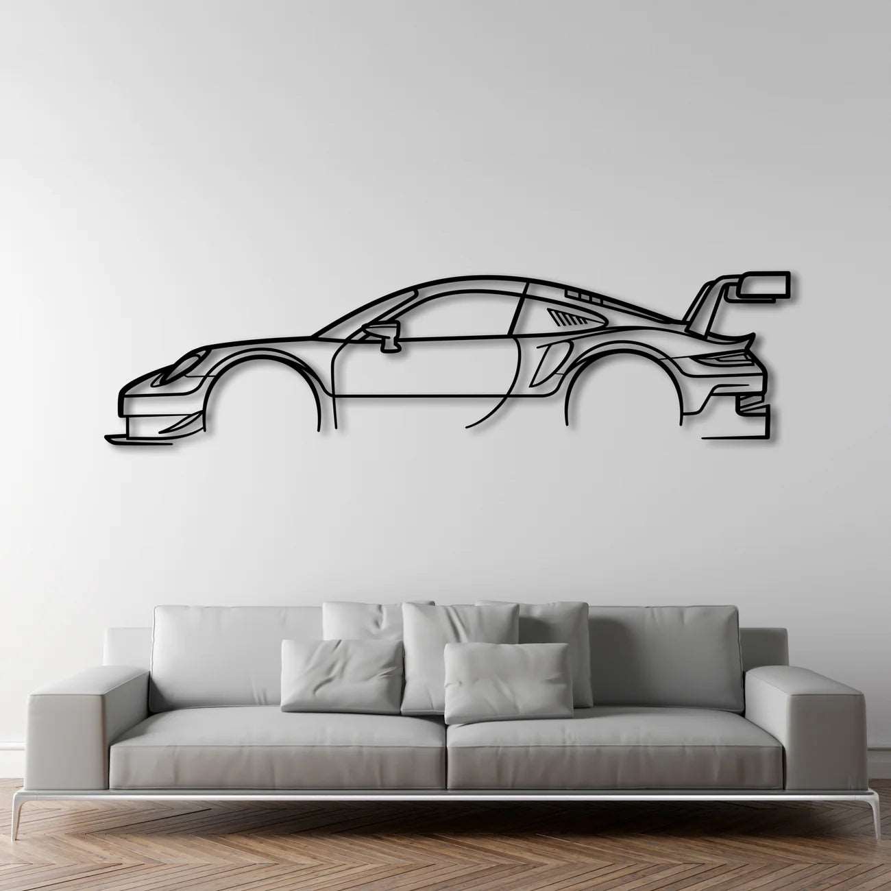 PORSCHE 911 RSR (991) METAL WALL ART - DopeCars