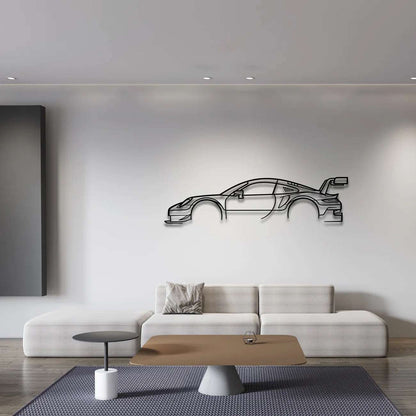 PORSCHE 911 RSR (991) METAL WALL ART - DopeCars