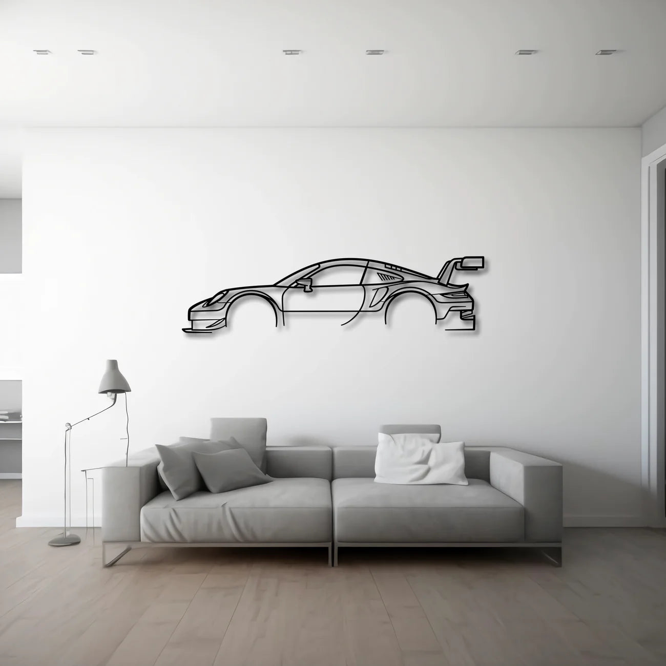 PORSCHE 911 RSR (991) METAL WALL ART - DopeCars