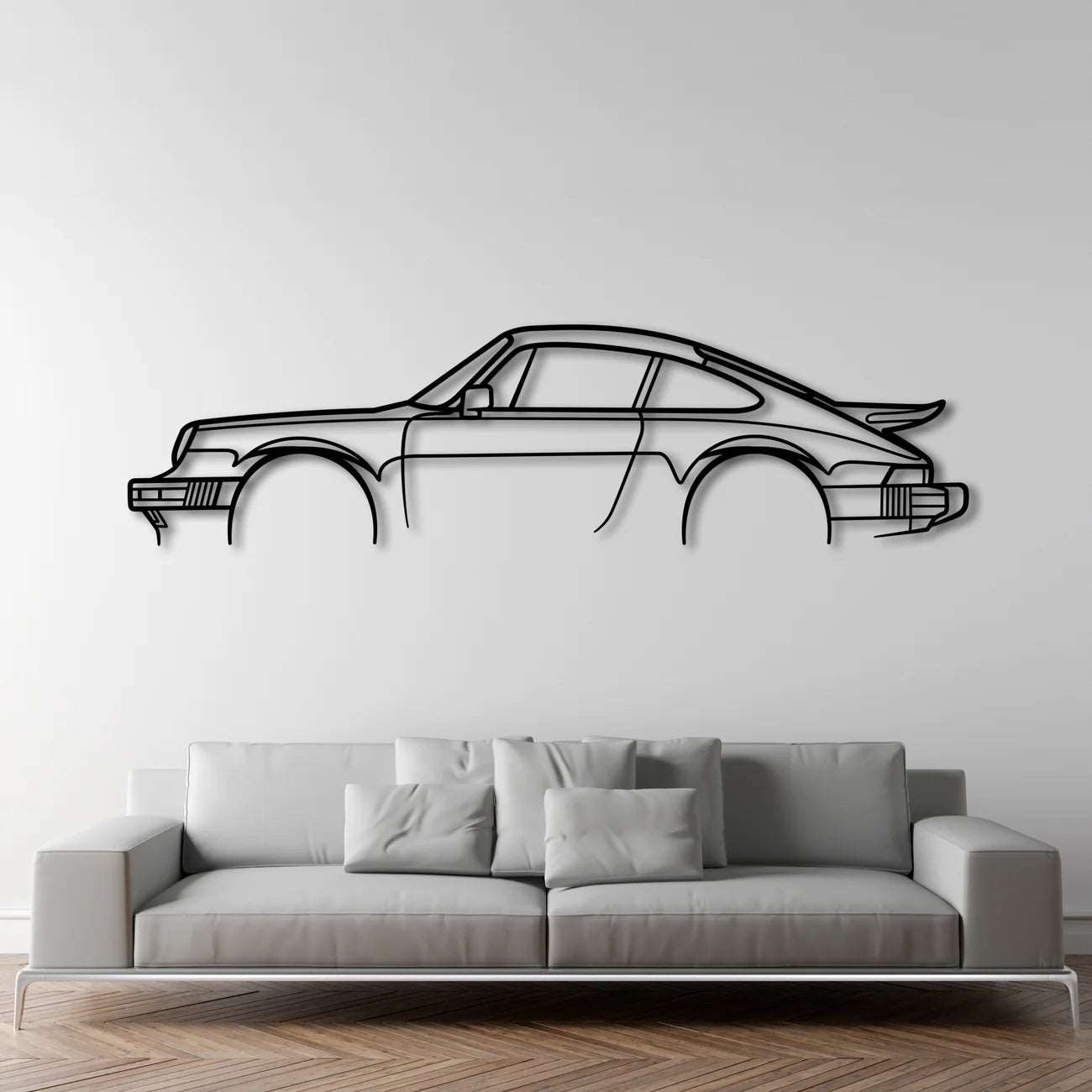 PORSCHE 930 TURBO METAL WALL ART - DopeCars