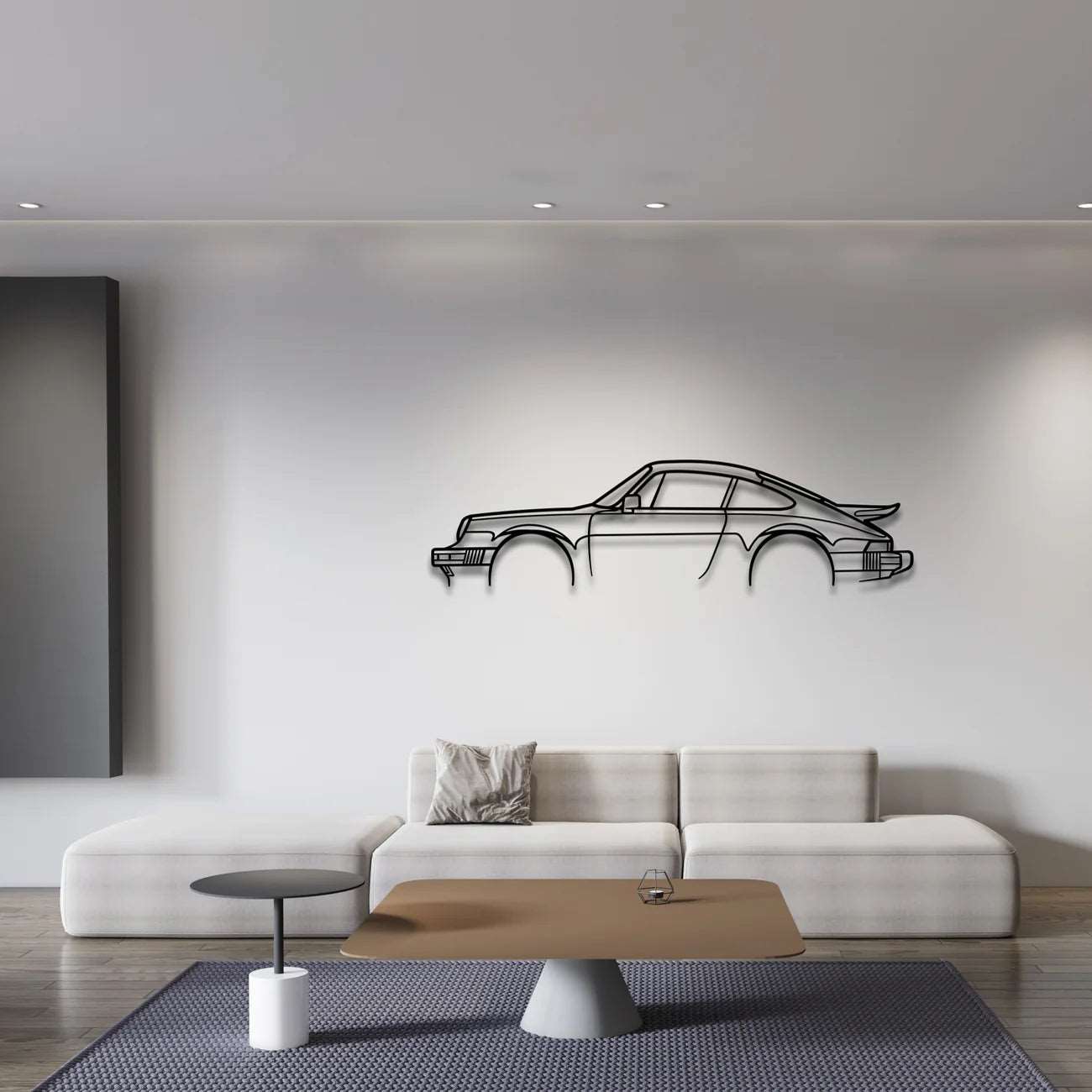 PORSCHE 930 TURBO METAL WALL ART - DopeCars