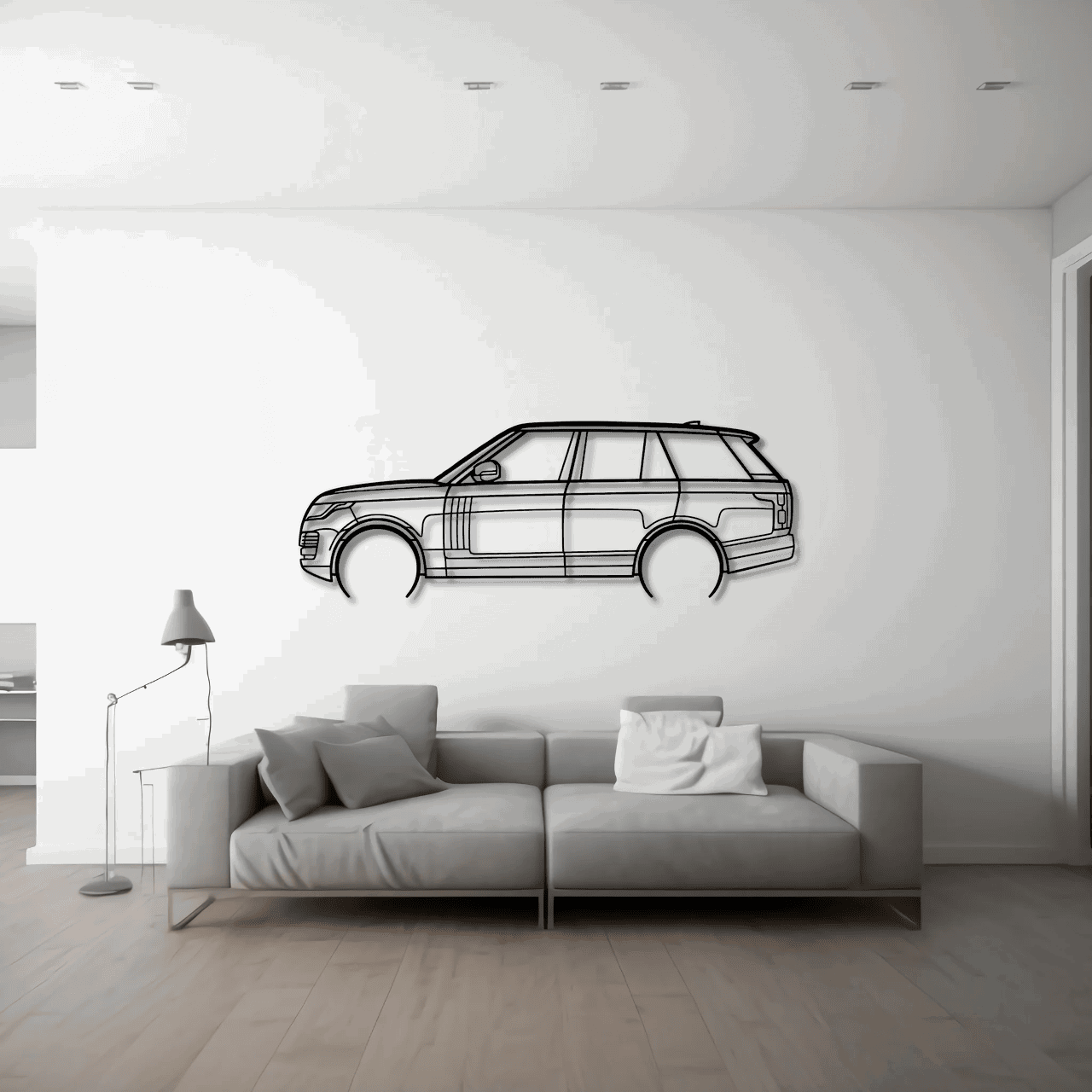 RANGE ROVER VOGUE - 2021 METAL WALL ART - DopeCars