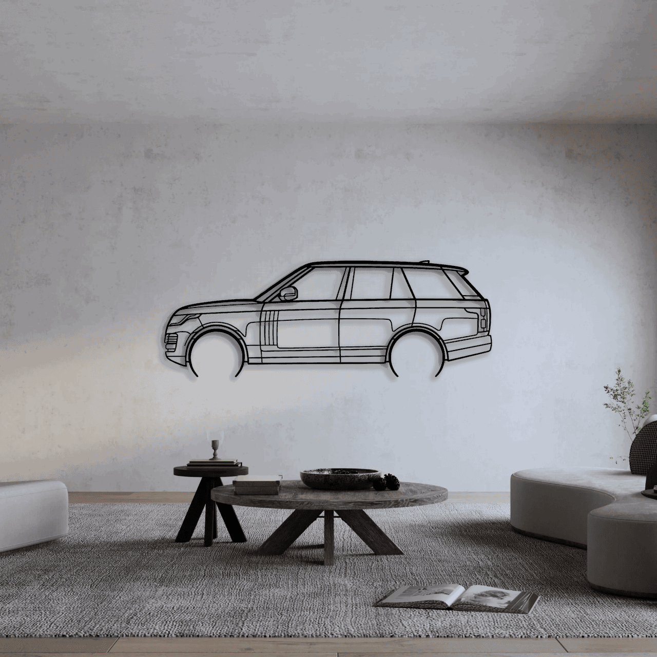 RANGE ROVER VOGUE - 2021 METAL WALL ART - DopeCars