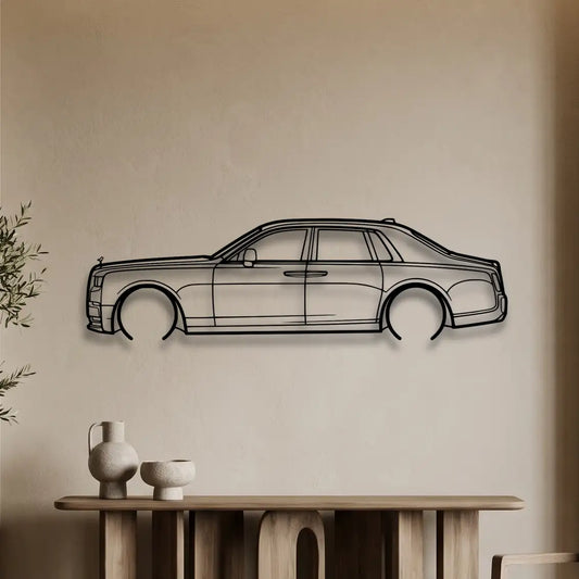 Rolls Royce Phantom Metal Wall Art - DopeCars