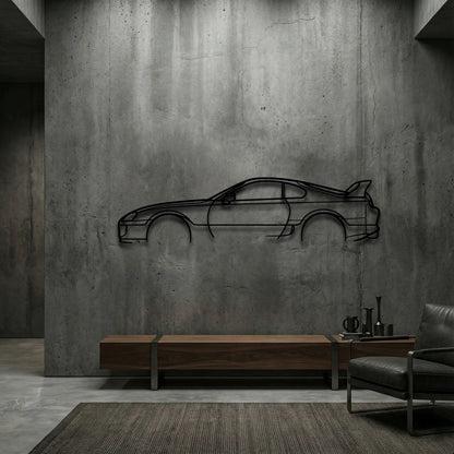 Toyota Supra MKIV Metal Wall Art