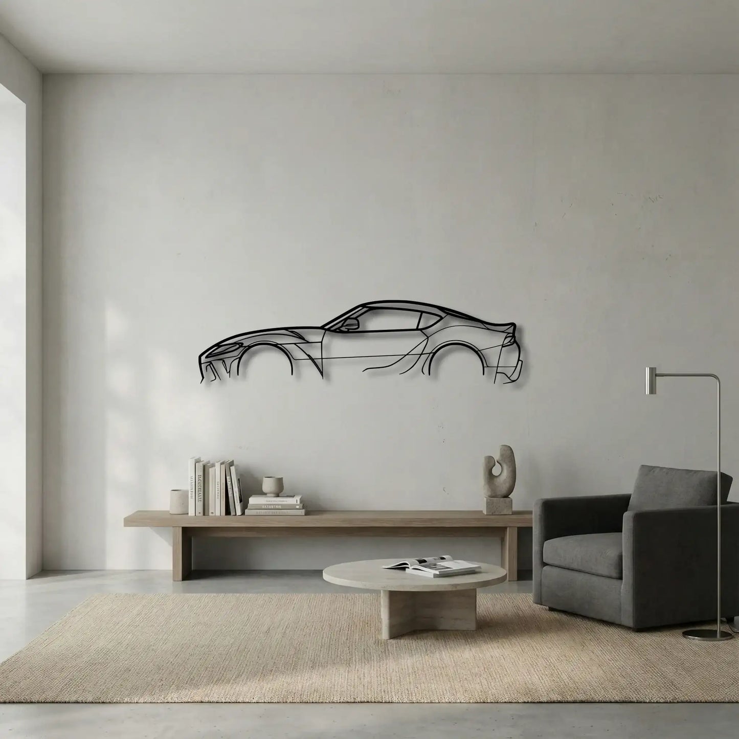 Toyota Supra MKV Metal Wall Art