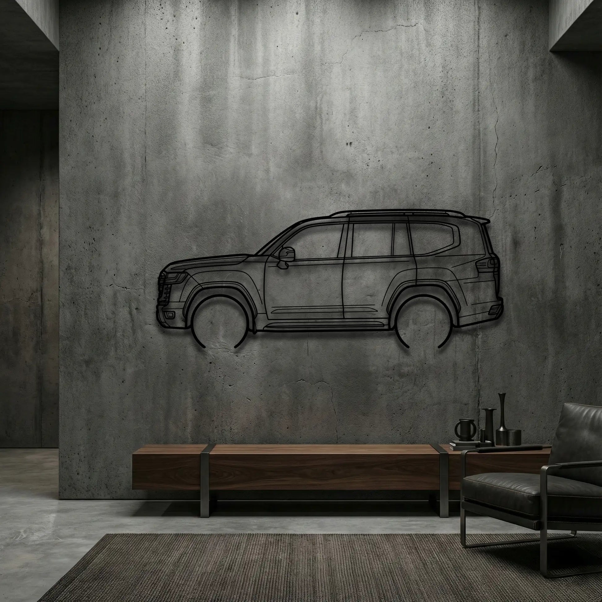 TOYOTA LAND CRUISER 400 METAL WALL ART - DopeCars